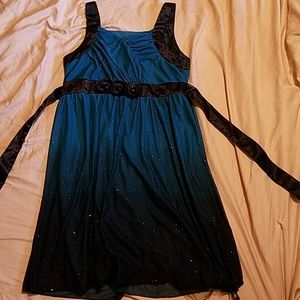 🍊LAST DAY Kids/Juniors Teal Blue dress